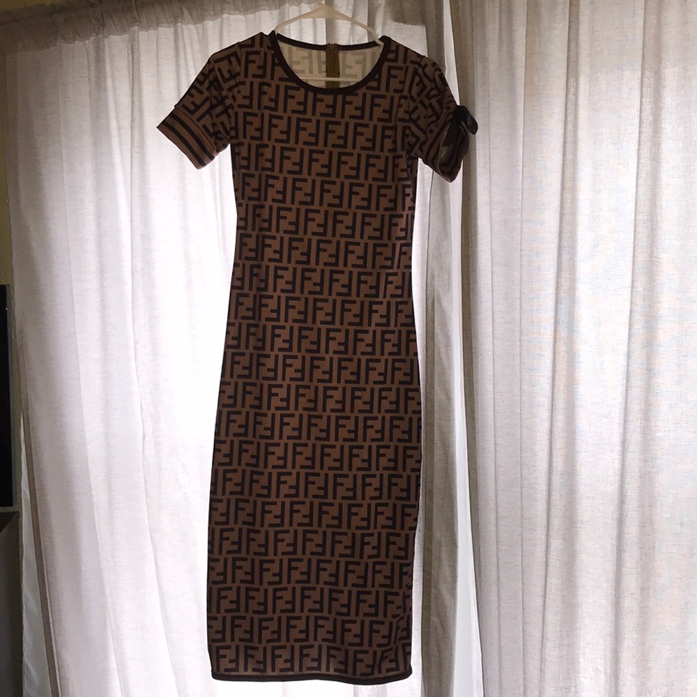 Designer Inspired Midi Dress
